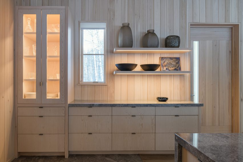 Spruce-clad home in Idaho
