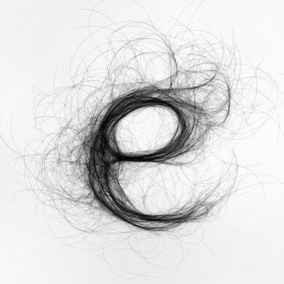 Monique Goossens used hair in her designs