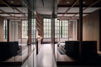 Future Simple Studio defined the project as boxes within boxes