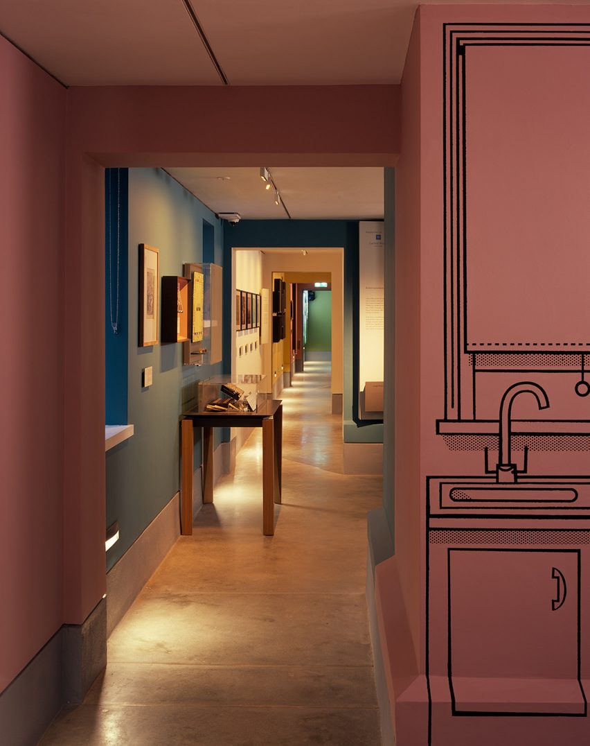 An exhibition space in the Museum of the Home