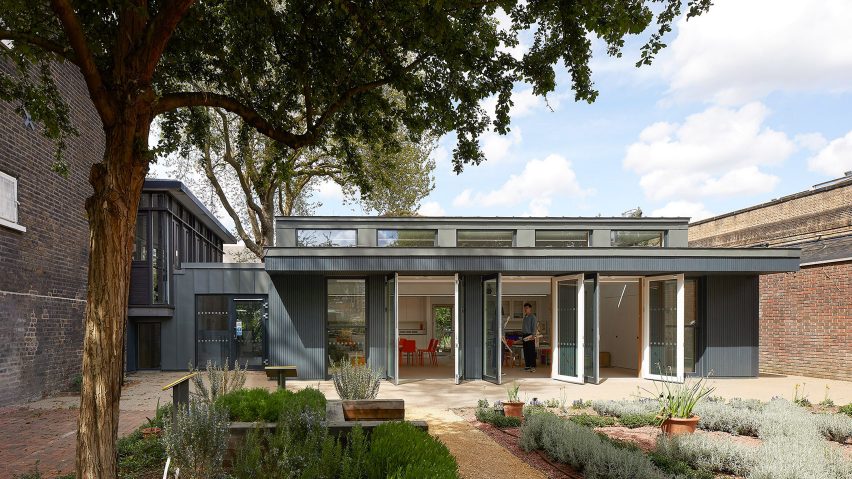 A garden pavilion at the Museum of the Home in London