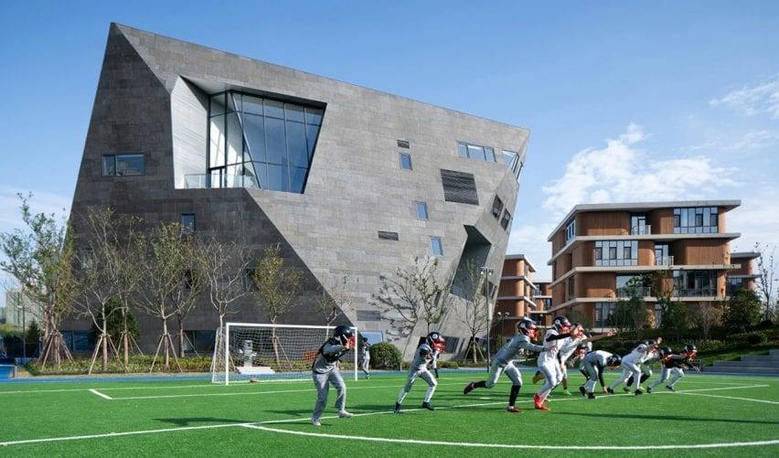 Arts Centre at Shanghai Qingpu Pinghe International School by Open Architecture