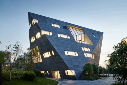 Arts Centre at Shanghai Qingpu Pinghe International School by Open Architecture