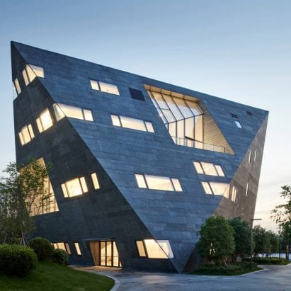 Arts Centre at Shanghai Qingpu Pinghe International School by Open Architecture
