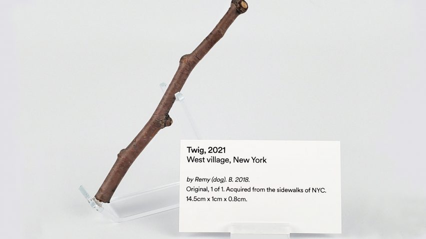 Non-fungible twig NFT by Between Two Naps
