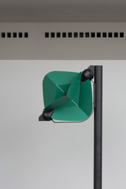 Freestanding wind-powered street light by Tobias Trübenbacher