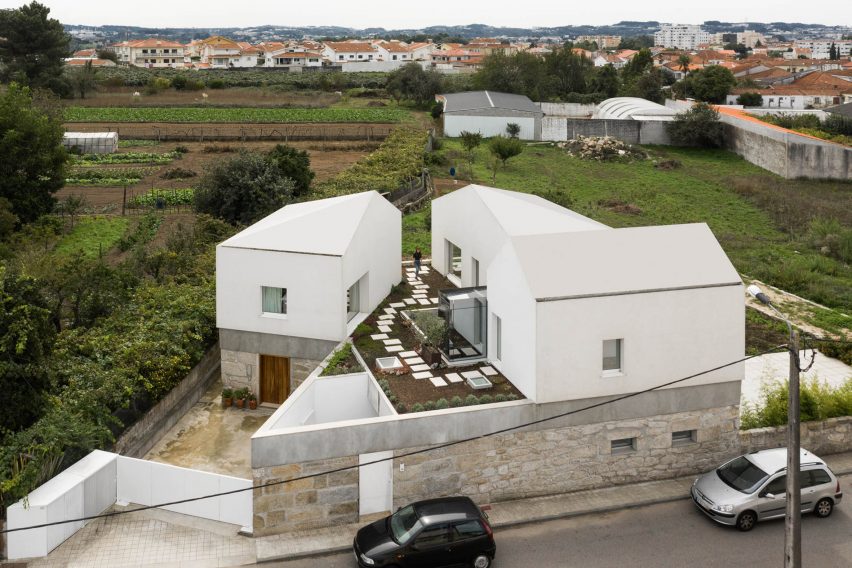 Birds eye view of the home