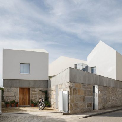 Gabled volumes form Casa Rio by Paulo Merlini