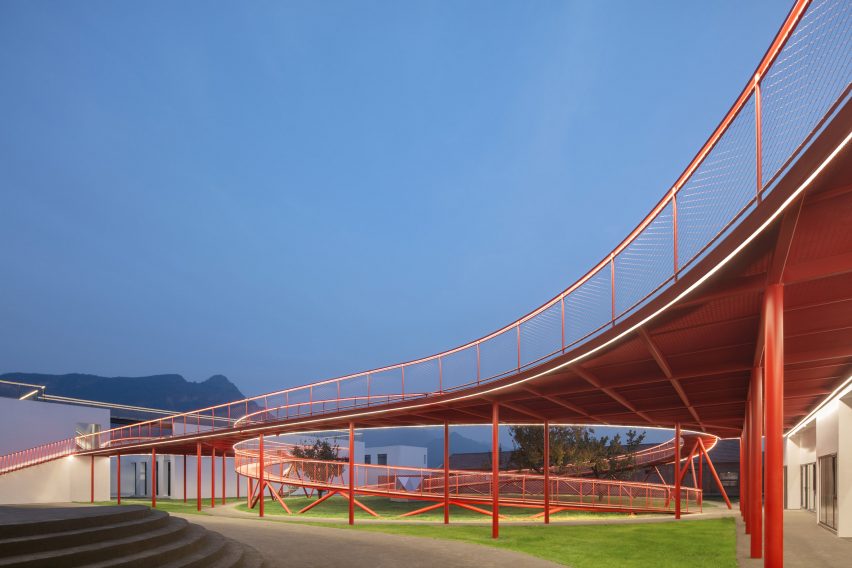 A steel ramp at The Youth Activity Centre