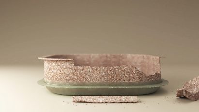 Edible salad container