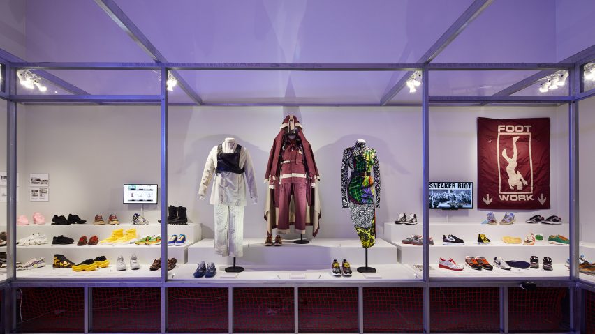 Sneakers Unboxed exhibition at the Design Museum
