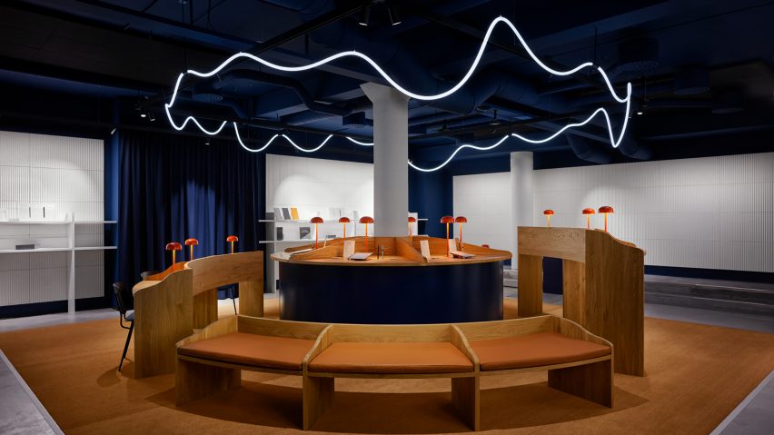 reMarkable pop-up store interior by Snohetta