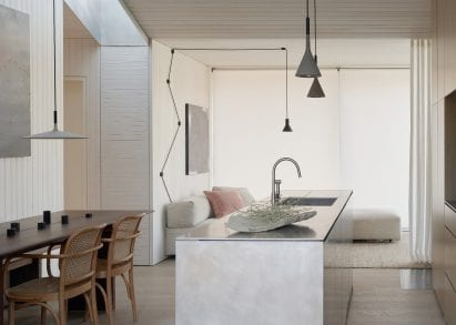 The home by Studio DIAA is divided into two sections