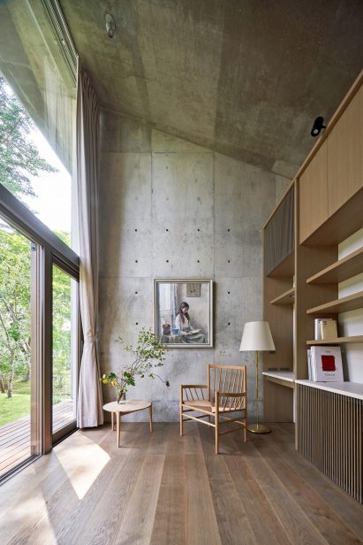 Bedroom of Symbiotic House for Life After Retirement by READ & Architects