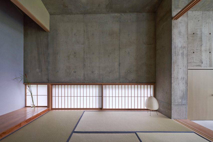 Japanese room in Symbiotic House for Life After Retirement by READ & Architects