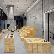 Interior of Vans store in Seoul