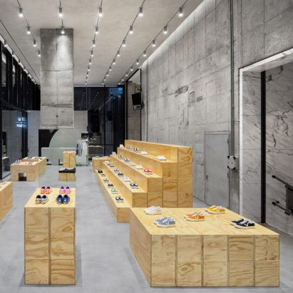 Interior of Vans store in Seoul