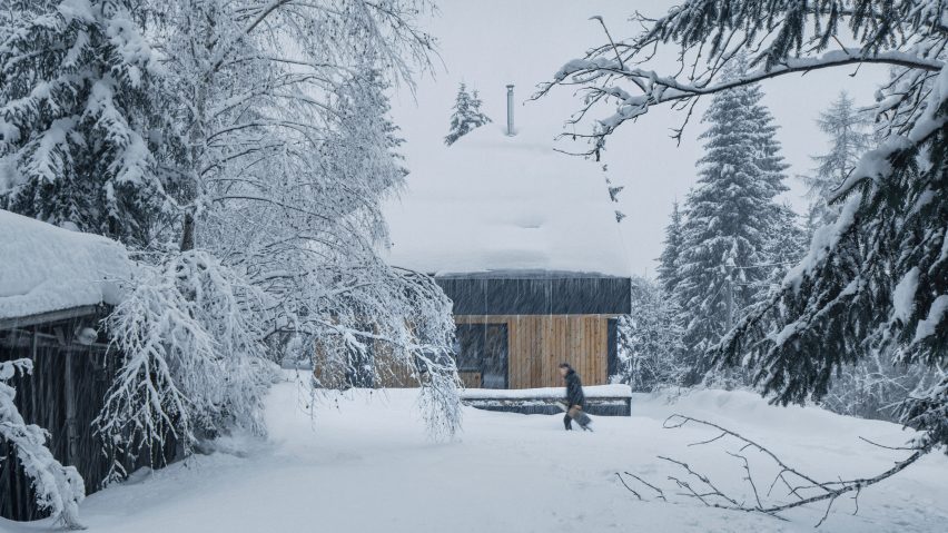 New How nestles CLT holiday home into Czech Republic mountains