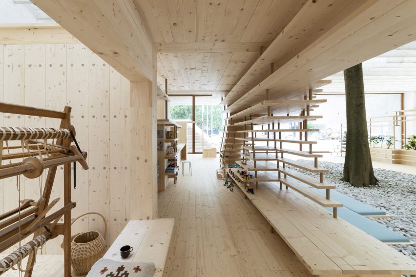 A wooden co-living space prototype