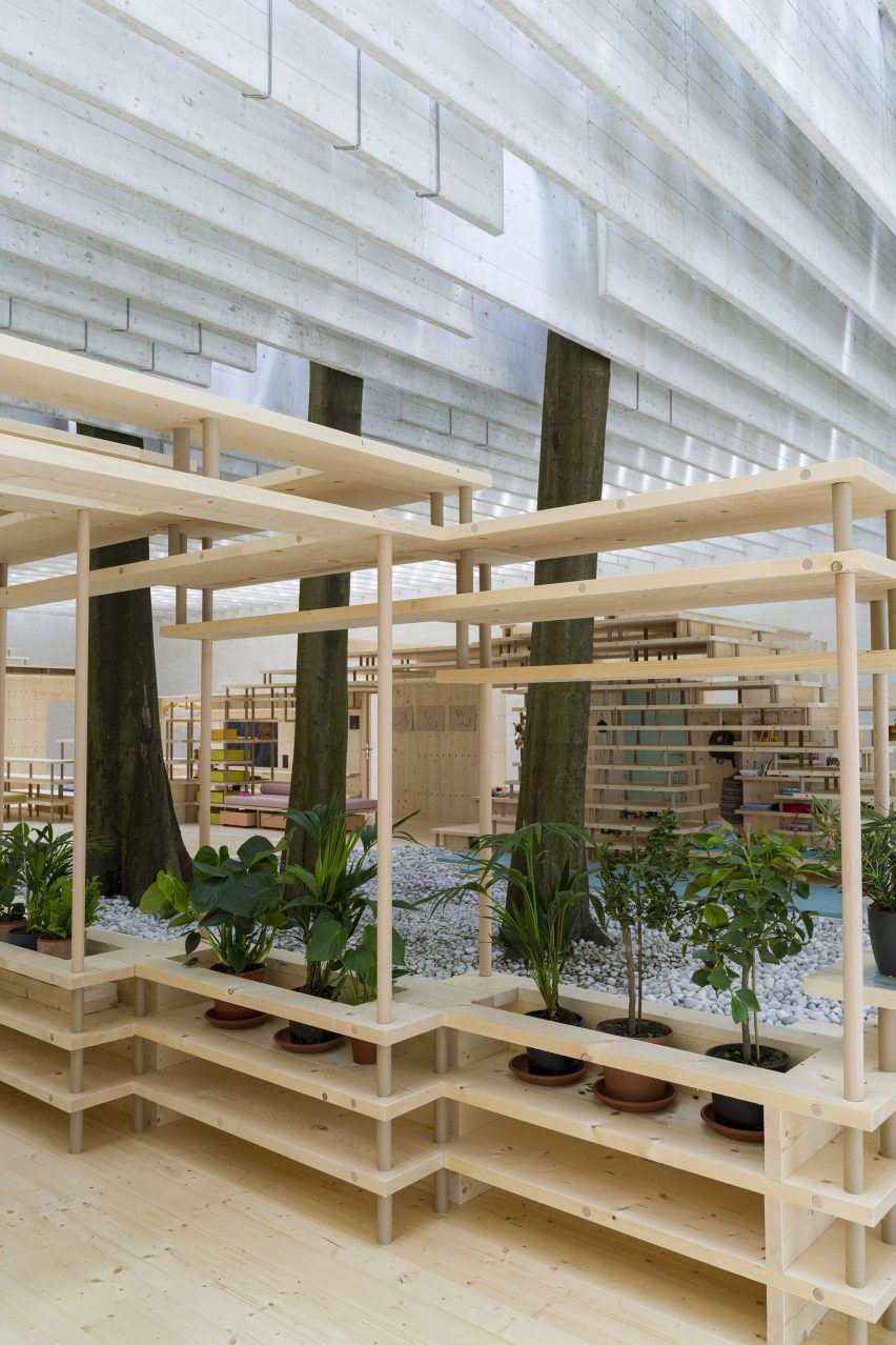 Wooden planters