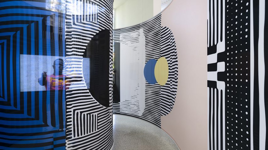 Entry to Who Is We? exhibition with video work