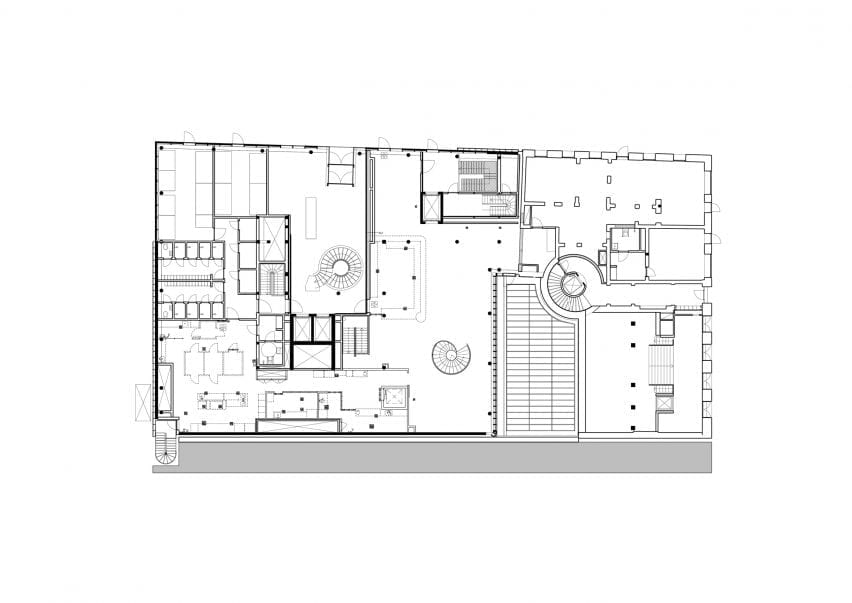 ground floor plan of the building