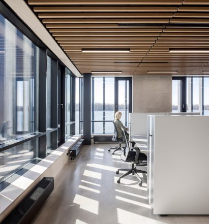 A workspace inside the Klimatorium
