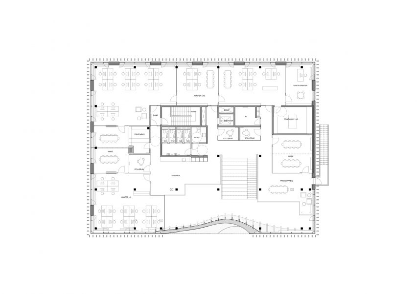 The first floor plan of Klimatorium