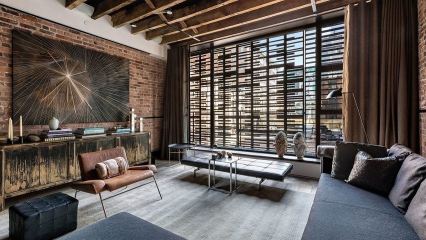 Living room at 521GW Townhouse