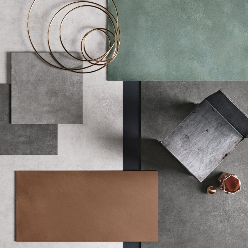 FOIL porcelain tile collection by Ceramiche Refin