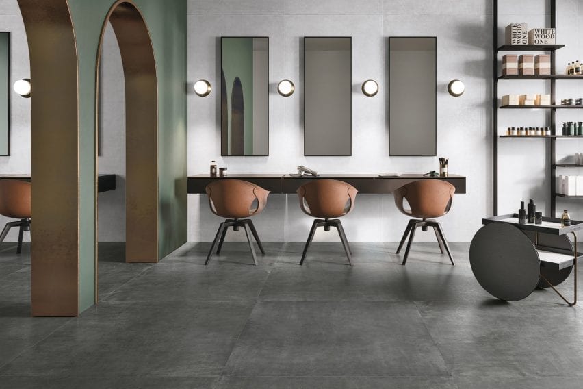FOIL porcelain tile collection by Ceramiche Refin