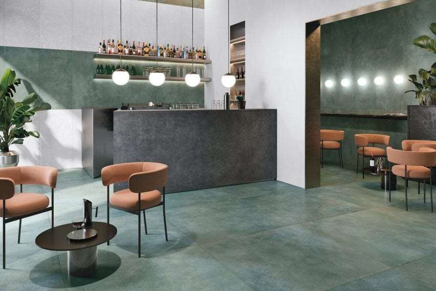 FOIL porcelain tile collection by Ceramiche Refin