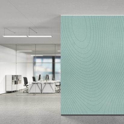 Contour acoustic panel by Jeffrey Ibanez for Impact Acoustic