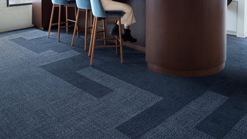 Embodied Beauty carpet by Interface in indigo