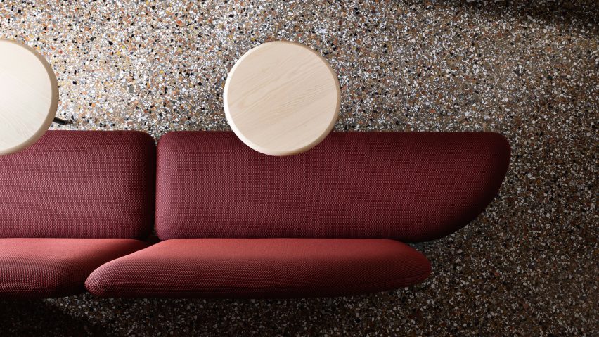 Marino Bench in red