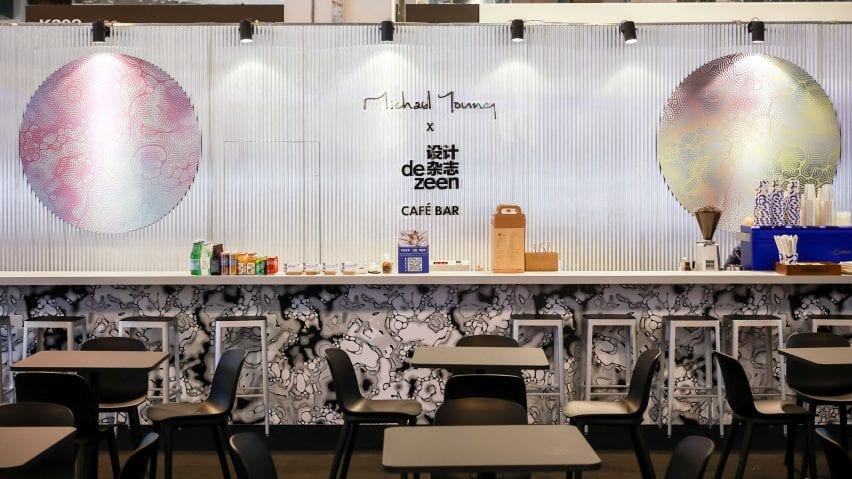 Michael Young x Dezeen cafe and bar at Design Shanghaiv