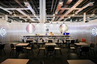 Michael Young x Dezeen cafe and bar at Design Shanghai
