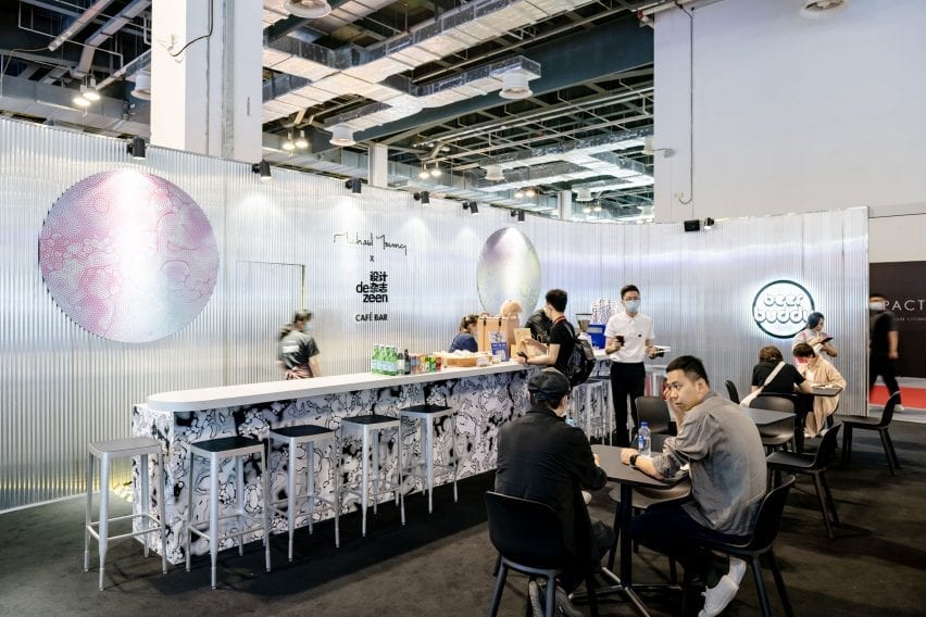 Michael Young x Dezeen cafe and bar at Design Shanghai