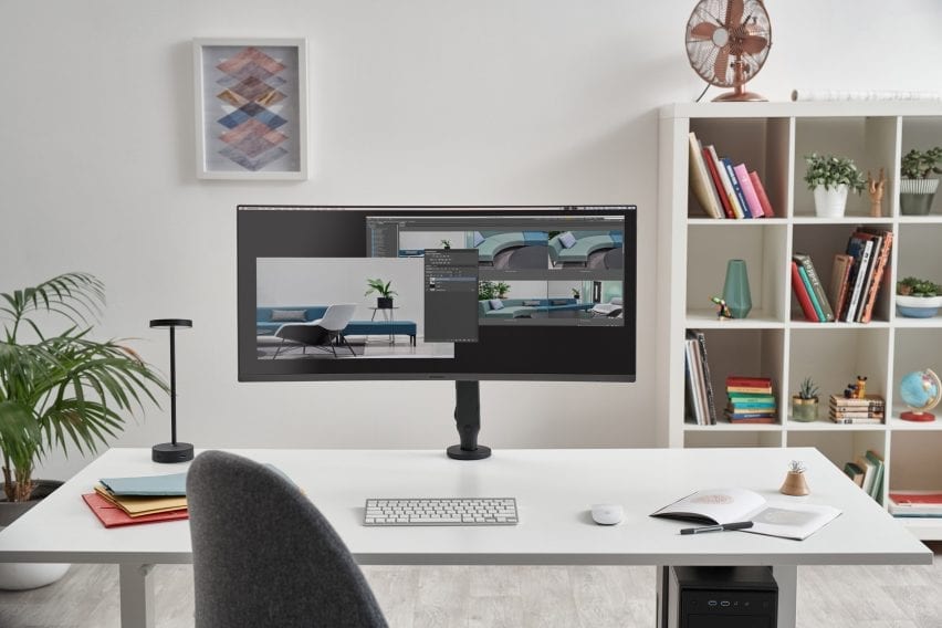 Ollin monitor arm for Colebrook Bosson Saunders