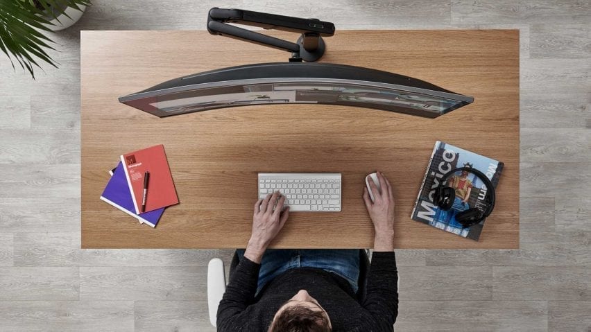 Ollin monitor arm for Colebrook Bosson Saunders