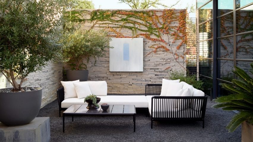 Otti modular outdoor seating by Vincent Van Duysen for Sutherland Furniture