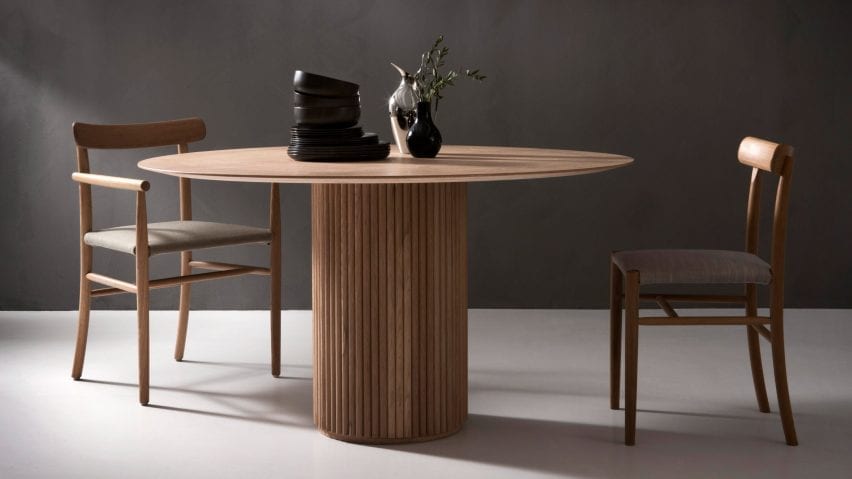 Palais Royal table by Anya Sebton and Eva Lilja Löwenhielm for Asplund