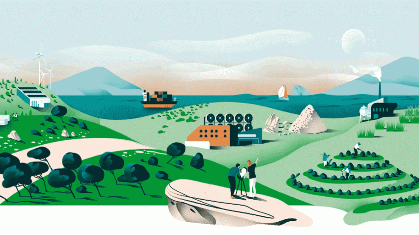Shopify Sustainability Fund animation