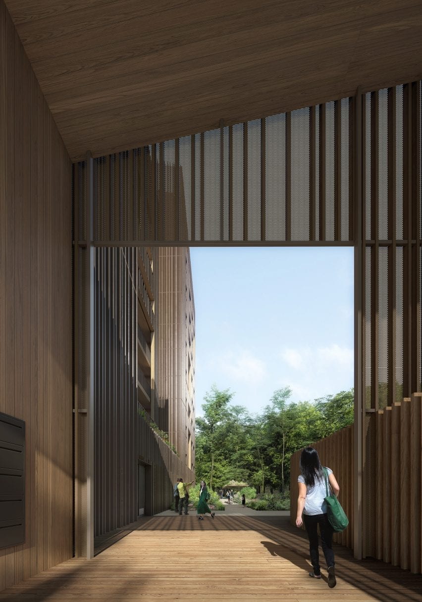 Lina Ghotmeh Adivbois building