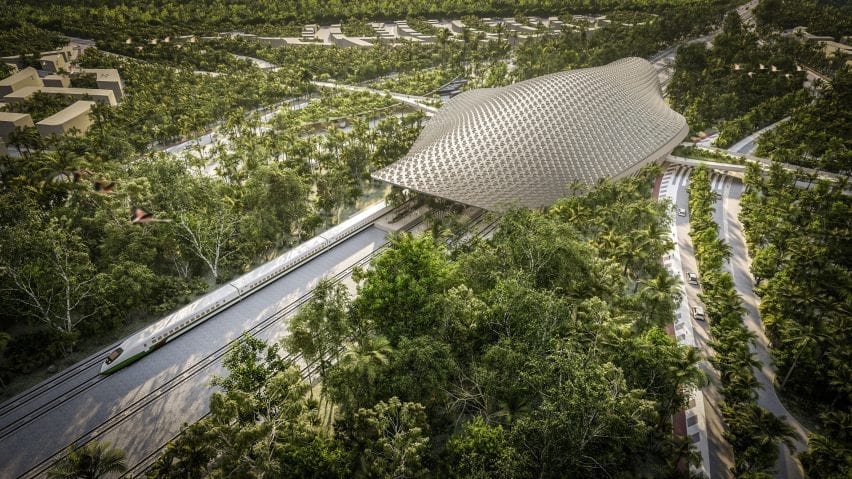 Tulum train station by Aidia Studio