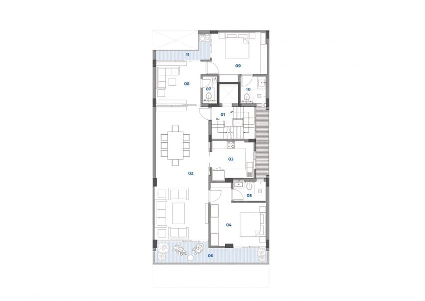 Second floor plan