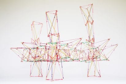 A model of a tensegrity structure