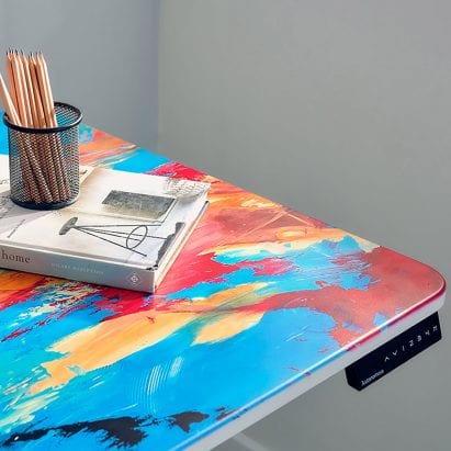 SmartDesk Core range printed with Artists x Autonomous patterns