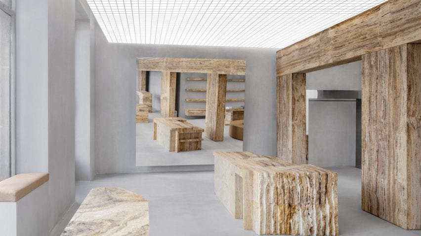 Axel Arigato Paris store by Halleroed