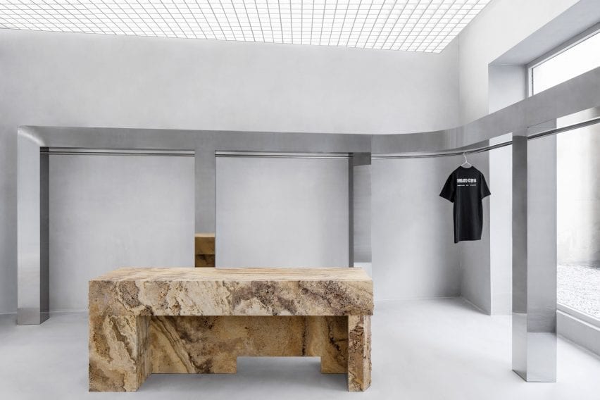 Axel Arigato Paris store by Halleroed